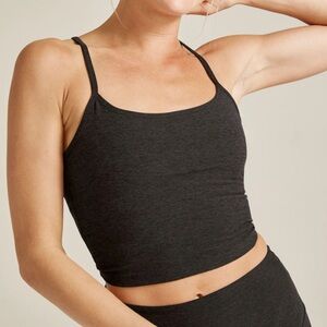 Beyond yoga black cropped tank